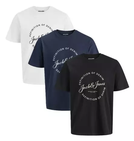 Jack&Jones Men's T-Shirt Grayson Tee Crew - Men's T-shirts - 140315 - 1
