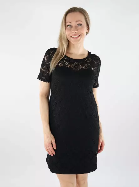 JDY lace dress O-Neck black - Dresses and tunics - 138725 - 1