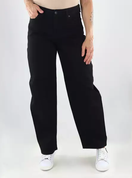JJXX jeans JXFUJI BARREL MW R402 black denim - Women's jeans - 141465 - 1