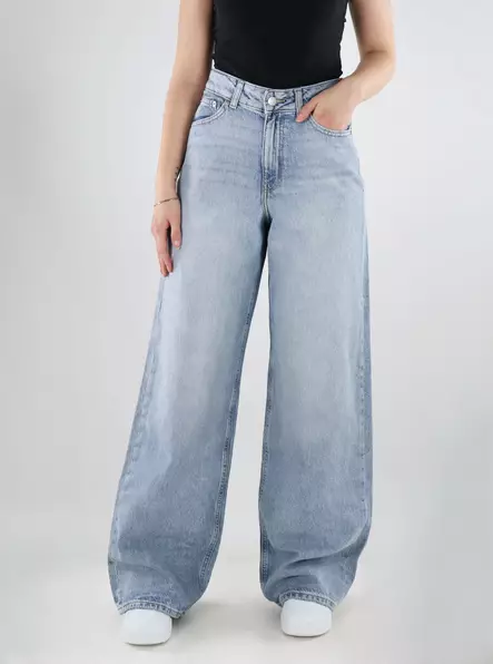 JJXX women's wide-leg jeans JXTOKYO Wide HW light blue denim - Women's jeans - 140115 - 1