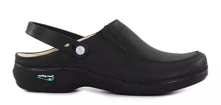 Nursing Care Machine Washable Genuine Leather Work Shoes WG4P11 Paris Black - Women's work shoes - 113315 - 1