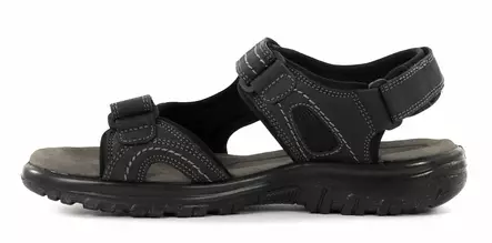 Migant men's leather sandals L931-2 black - Men's sandals - 136535 - 2