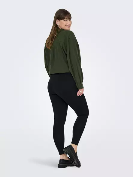 Only Carmakoma Plus size Women's Leggings Live Love new, Black - Leggings - 126615 - 2