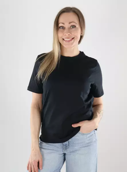 Only women's t-shirt Luxe Top black - Women's T-shirts - 140165 - 1
