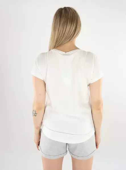 Only Play women's t-shirt Aub-splash cloud dancer - Womens's sports T-shirts - 138345 - 2