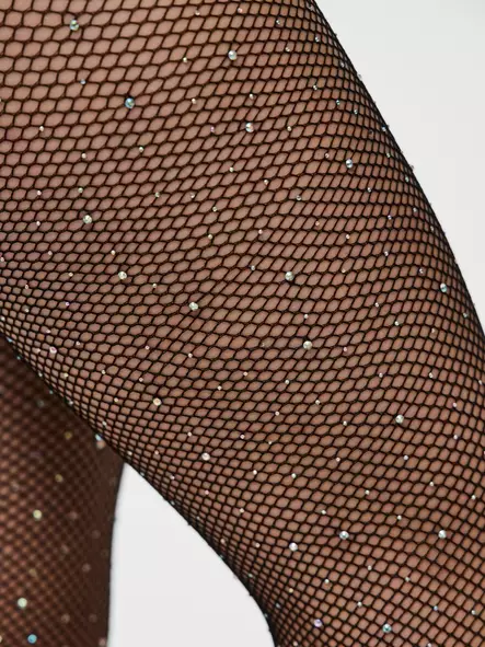 Pieces Tights glitter black - Women's socks and tights - 141475 - 2