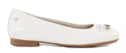 Tamaris Comfort wide-lasted ballerinas 82102-42 100 white - Ballerinas - 140185 - 2