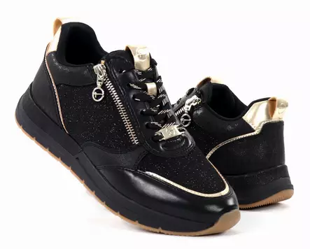 Tamaris women's sneakers 23732-41 black comb - Women's sneakers - 137765 - 1