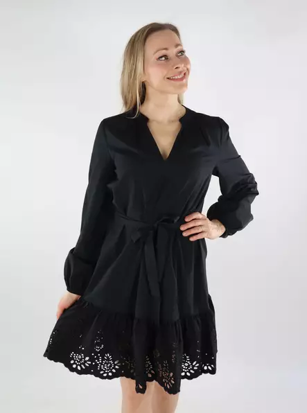 Vila dress V-Neck Short black beauty - Dresses and tunics - 138755 - 2
