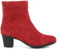 Fuzz Ankle Boots 503, Red - Women's ankle boots - 124875 - 1