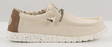 HEYDUDE Shoes 40022-105 Wally Stretch Canvas Ivory - Men's walking shoes - 133685 - 1