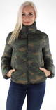 JDY Lightweight Padded Jacket short camou - Women's light winter jackets - 126765 - 1