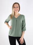 JDY women's shirt Divya 3/4 Seaspray - Women's long sleeved shirts - 135345 - 1
