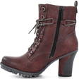 Mustang Ankle Boots 1141-614-55, Wine Red - Women's ankle boots - 126715 - 2