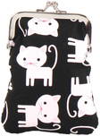 Nabo Purse K529 Cat, Black/White - Wallets - 123535 - 1