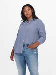 Only Carmakoma Dress Shirt, blue - Women's shirts and blouses - 129125 - 1