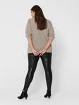 Only Carmakoma Plus size Women's Leggings Rool coated, Black - Leggings - 126685 - 2