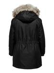Only Carmakoma Parka Coat, Black - Women's parka coats - 131955 - 4