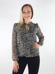 Only Ditsy women's leopard print blouse - Women's long sleeved shirts - 134535 - 1