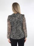 Only Ditsy women's leopard print blouse - Women's long sleeved shirts - 134535 - 2