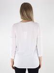 Only Glamor 3/4 knit cloud dancer - Women's long sleeved shirts - 135025 - 2
