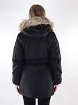 Only Fur women's parka coat black - Women's parka coats - 134925 - 2
