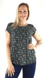 Only T-Shirt Balsam green/fall ditsy - Women's T-shirts - 133865 - 1