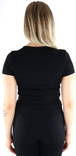 Only T-Shirt Mia ruching, black - Women's T-shirts - 131275 - 2