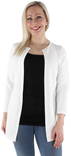 Only women's open model Cardigan 7/8 long, White - Women's knitwear - 126035 - 1