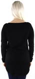 Only Sweater lacy long, black - Women's knitwear - 132145 - 2