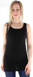 Only long top Live love long tank black - Women's tank tops - 120095 - 1