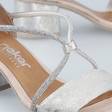 Rieker women's party sandals 64654-40 silver - Rieker women`s sandals - 135795 - 6