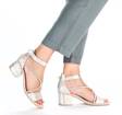 Rieker women's party sandals 64654-40 silver - Rieker women`s sandals - 135795 - 5
