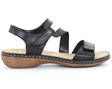 Rieker Sandals 659C7-00, Black - Rieker women`s sandals - 130145 - 1