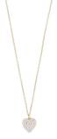 Snö of Sweden Necklace North heart g/clear - Necklaces - 134955 - 1