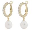 Snö of Sweden Earrings Saga ring g/clear - Earrings - 134995 - 1