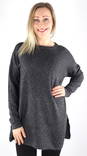 Vero Moda Sweater Brilliant long, black - Women's knitwear - 132465 - 1