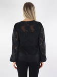 Vila Shirt v-neck black - Women's long sleeved shirts - 134705 - 2