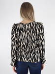 Vila Paita v-neck black/lula - Women's long sleeved shirts - 135695 - 2