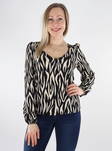 Vila Paita v-neck black/lula - Women's long sleeved shirts - 135695 - 1