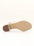 Tamaris women's party sandals 28295-42 white Matt - Tamaris women`s sandals - 135975 - 4
