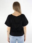 Pieces women's t-shirt Reversible Lace black - Women's T-shirts - 136105 - 2