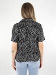 Pieces women's t-shirt silver black/dot - Women's T-shirts - 136185 - 2