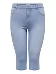 Only Carmakoma plus size capris HW knickers light blue denim - Women's shorts and capris - 136425 - 6