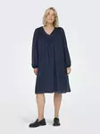 Only Carmakoma plus size dress V-Neck Naval academy - Dresses and tunics - 136795 - 1