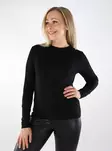 JDY women's Jersey Shirt Como Bamboo black - Women's long sleeved shirts - 136855 - 1