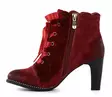 Laura Vita Women's Ankle Boots Alcbaneo 427 Rouge - Women's ankle boots - 137385 - 2