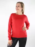 Vila women's sweater Ril O-Neck Knit Barbados cherry - Women's knitwear - 137495 - 1