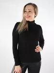Only glitter shirt Rollneck black/black - Women's long sleeved shirts - 137535 - 1