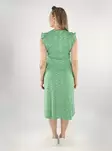 Only organic cotton dress Wrap Midi green bee/mia ditsy - Dresses and tunics - 138125 - 2